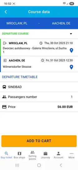 Trip Details and Add to Cart